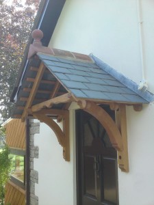 Bespoke hand made porch