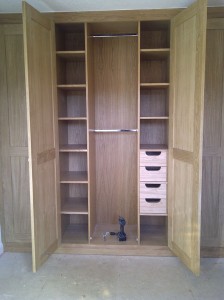 Handmade cupboards storage devon