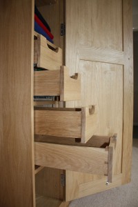 Handmade cupboards storage devon
